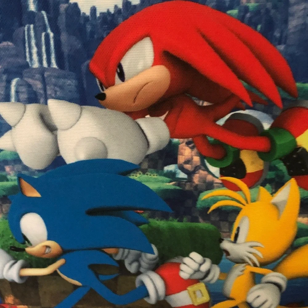Sonic the Hedgehog Gaming Poster - Blue/Red/Yellow